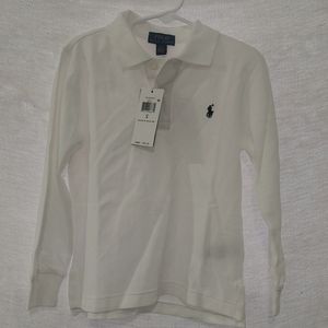 Brand new Ralph Lauren Boys white polo